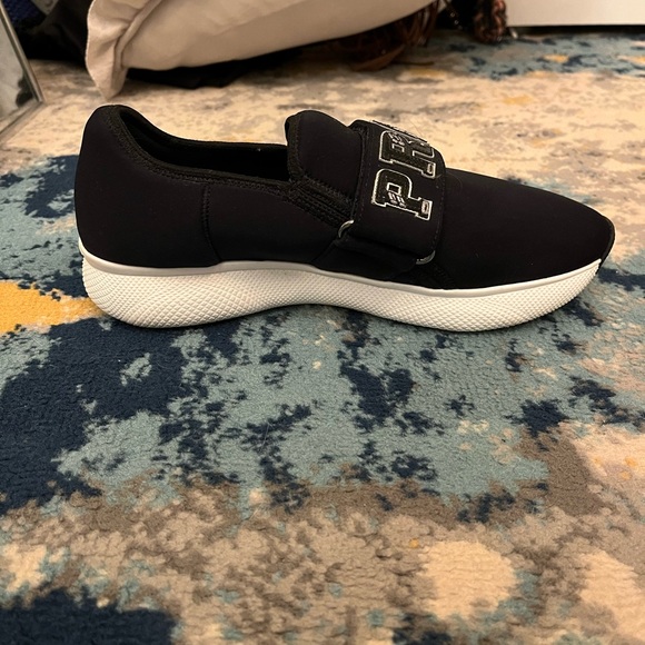 Womens Prada sneakers with velcro Prada brand name strap. Size IT 36. - Picture 2 of 9